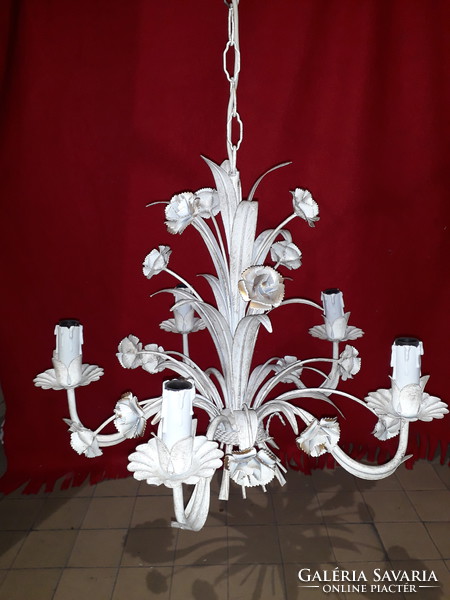 Now on sale!!! White gold florentine florentine ceiling lamp chandelier five branch brain size