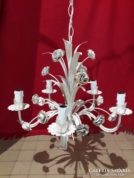 Now on sale!!! White gold florentine florentine ceiling lamp chandelier five branch brain size