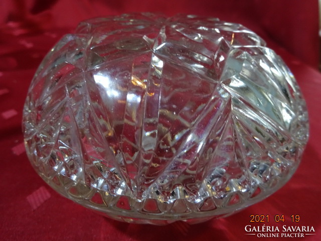 Üveg bonbonier, a legnagyobb átmérője 11,5 cm. Vanneki!