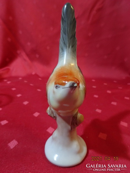Drasche porcelán figura, kismadár, magassága 13,5 cm. Vanneki!