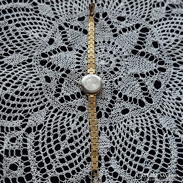 Original Zarja 17 stone women's gold-plated watch, mechanical