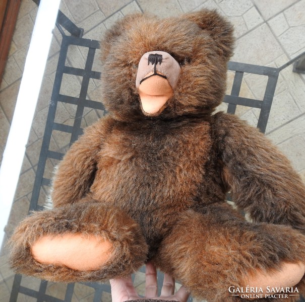 Old teddy bear - furry teddy bear