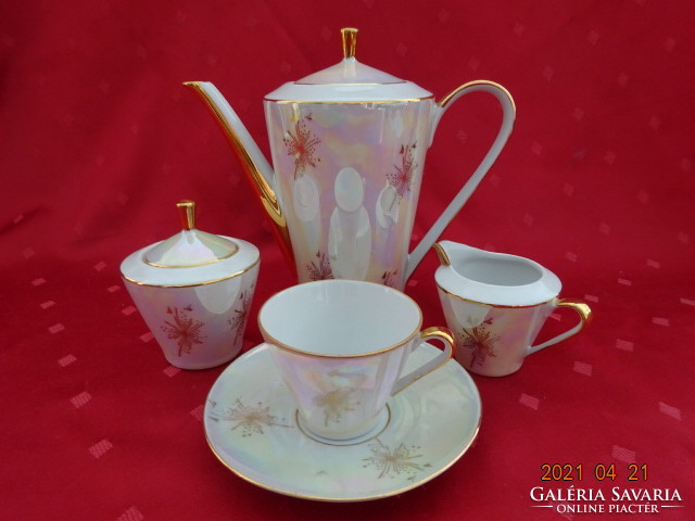 Eigl German porcelain coffee set with six-seat lyceum. He has!