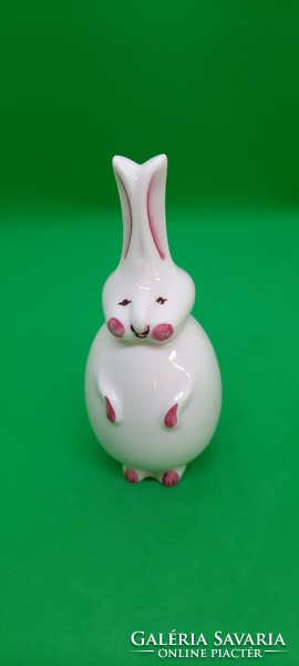 Hollóházi porcelán nyuszi figura