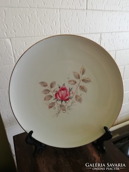 Old Bavarian flower pattern plate, decorative plate