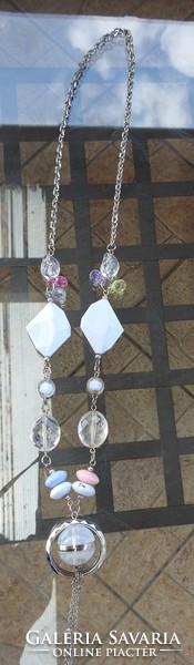 Old stone beaded necklaces - pendant