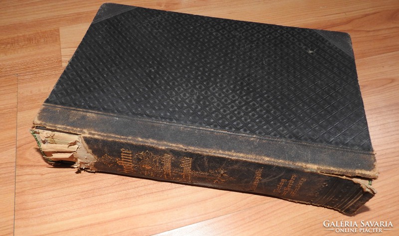 Antique German book written in Gothic letters from 1892