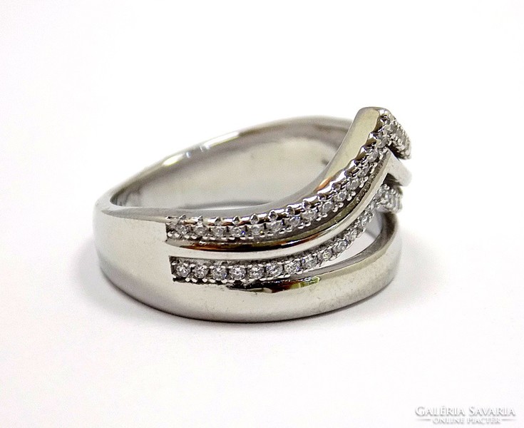 Köves ezüst gyűrű (ZAL-Ag93876)