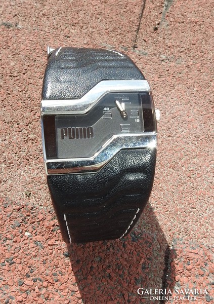 Adidas wristwatch with original leather strap