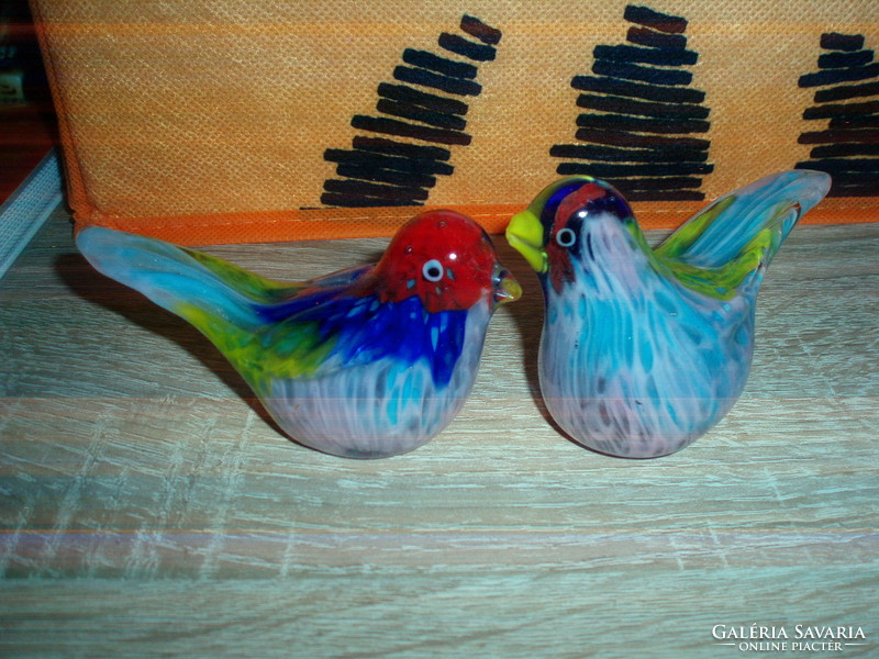Vintage muránói madárkák