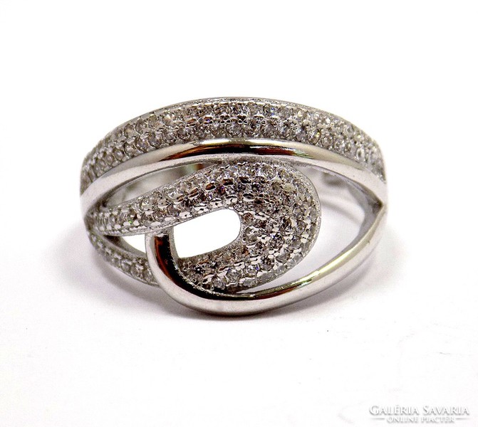 Köves ezüst gyűrű (ZAL-Ag89640)