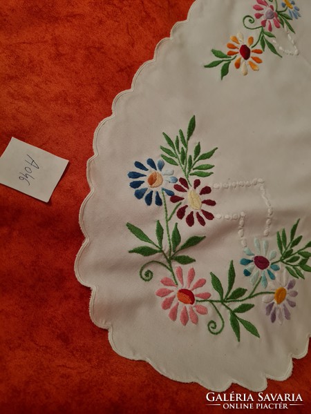 Hand embroidered tablecloth 78x35 cm