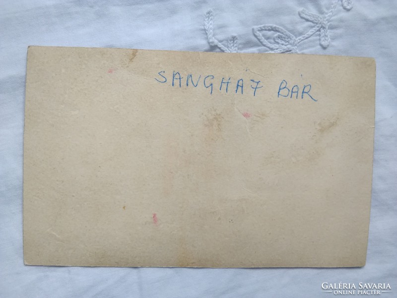 Hand-colored photo page budapest sanghay bar / nightclub 1930s-40s (shanghai bar)