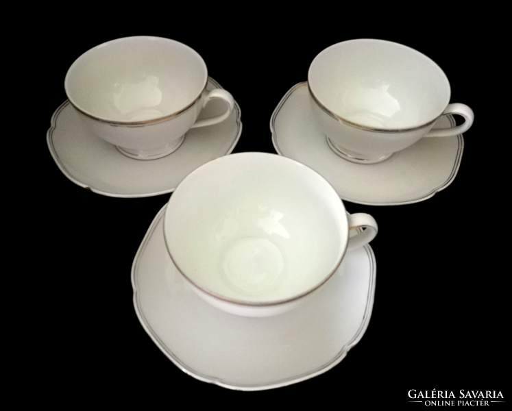 Discounted! 3 pcs antique german schönwald porcelain tea set