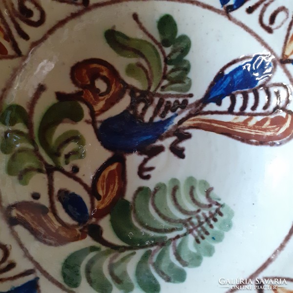 Corundum bird wall bowl 20cm