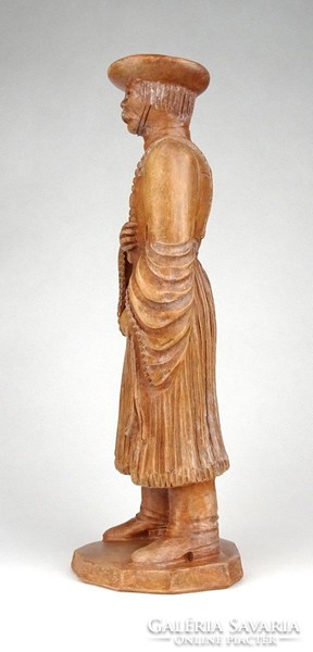 1D917 Jelzett Homolya csikóslegény kerámia szobor 25 cm