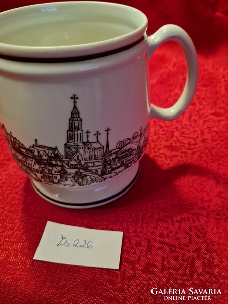 Hollóházi cityscape mug 12 cm