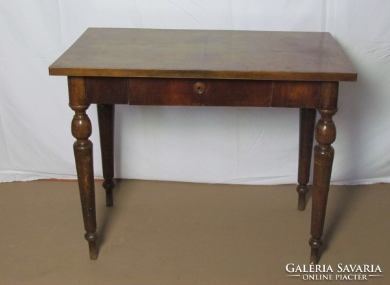 Antique pewter table