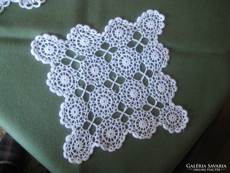 Crochet tablecloth, 34 x 34 cm