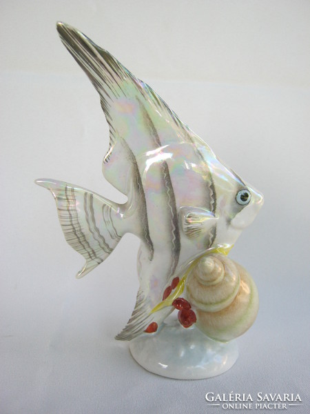 Drasche quarries porcelain fish snail sailfish