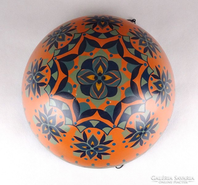 1E091 Marokkói mintás kézzel festett fügesztett kerámia kaspó