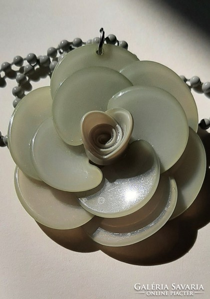 Flower petal, pendant with necklace!