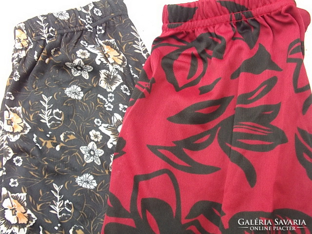 Szines-mintás női  nadrág-leggings-capri 3 szín/minta M-L