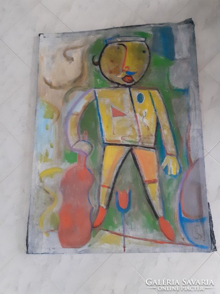 Gyula Bakányi painting 125x90 cm