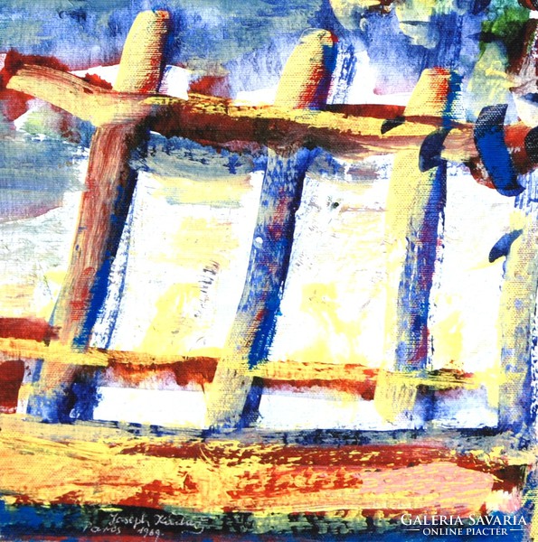 Joseph Kadar (Kádár József, 1936-2019): Vízparton, 1968-69, Balatonalmádi