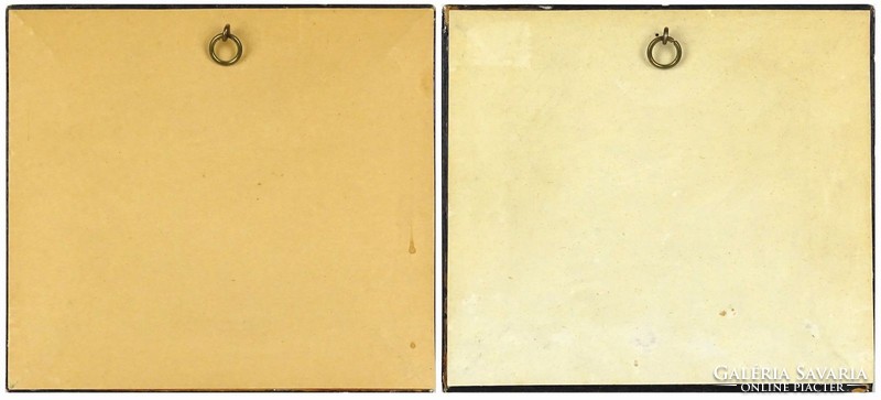 1D997 XX. századi festő : Miniatűr tájkép pár