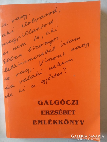 From the writings of Erzsébet Galgóczi, recommend!