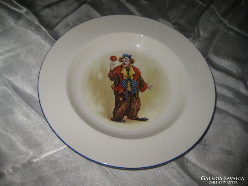 Eschenbach  bohócös  tányér   22,5 cm