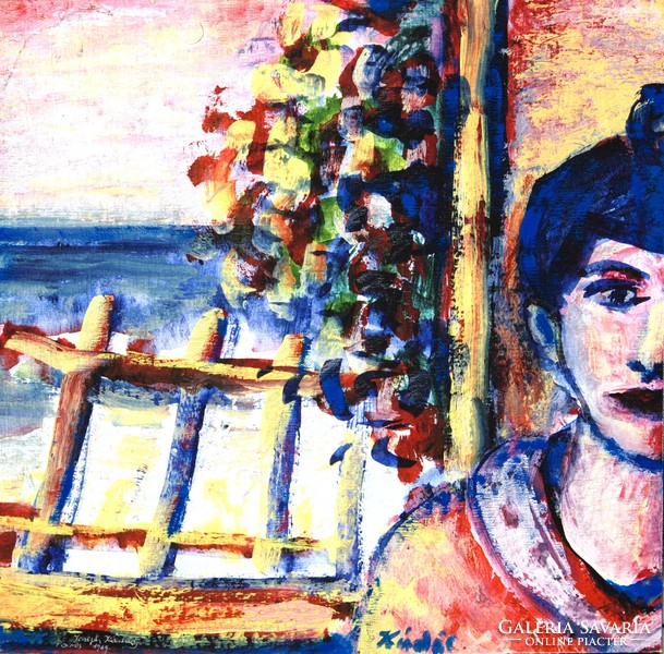 Joseph Kadar (Kádár József, 1936-2019): Vízparton, 1968-69, Balatonalmádi
