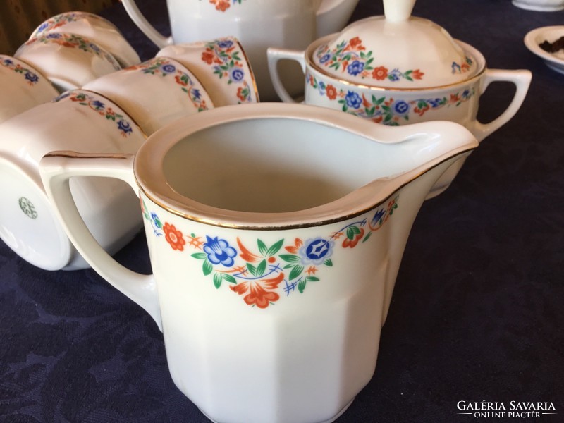 Chodau tea set, antique, strikingly beautiful, rarity (200)