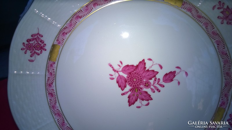 Herend cake plate-cake plate-serving plate flawless purple appony mot.