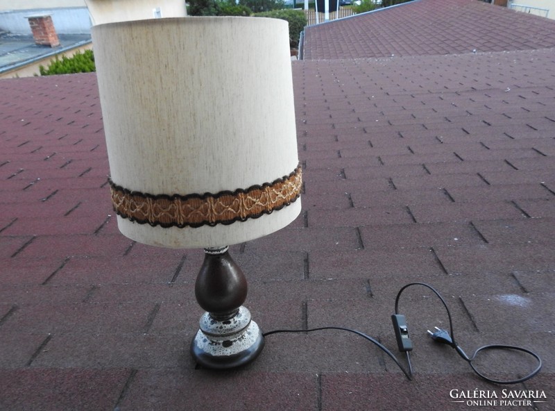 Vintage industrial ceramic table lamp