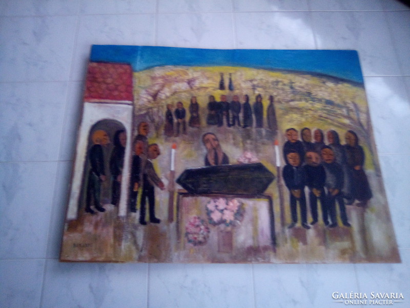Bakányi gyula painting 80 x 110 cm