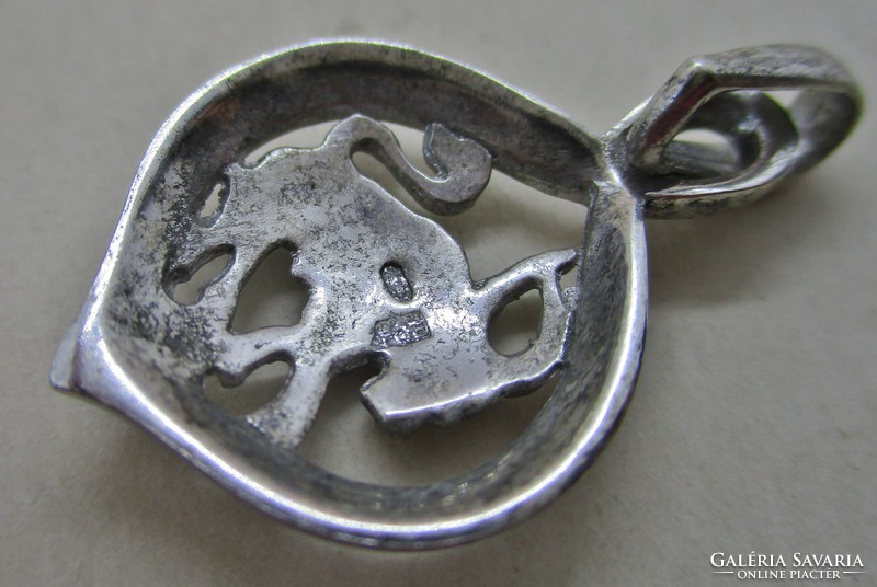 Különleges bika horoszkóp  ezüst medál