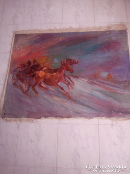 Bakányi gyula painting 80 x 110 cm