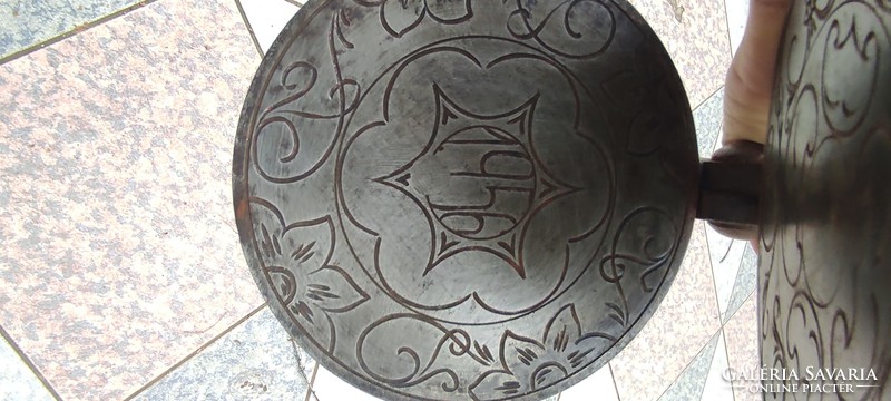 Wafer baking mold, wrought iron, beautiful baroque pattern baking mold with decorative year