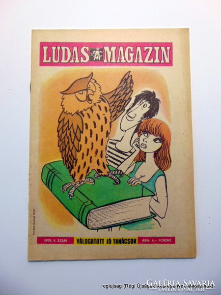 1979 szeptember  /  LUDAS MAGAZIN  /  Eredeti ÚJSÁG! SZÜLETÉSNAPRA! Ssz.:  15984