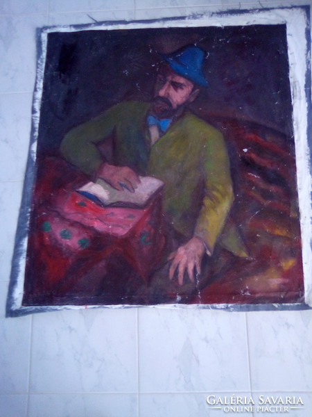 Gyula Bakányi painting 100 x 90 cm
