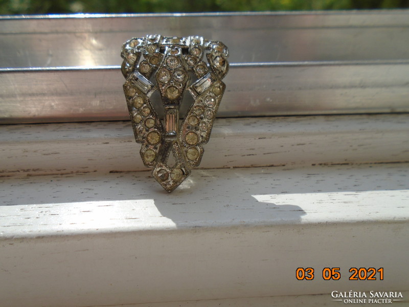 1920 Art deco dress clip Gatsby, Charleston style pat.1052193 Protected design, dress jewelry, dress clip