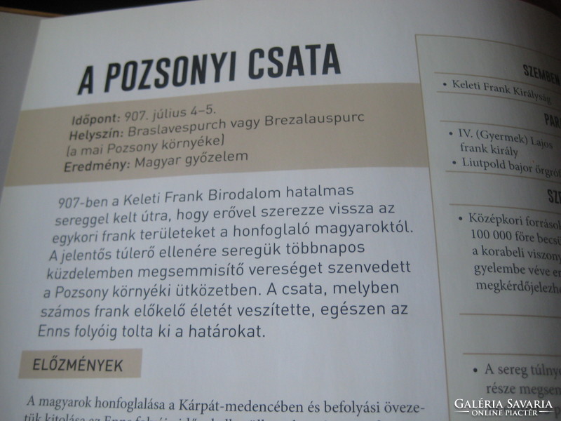 : Magyar csaták   :  írta Prantner  Z.  Újszerű  !!