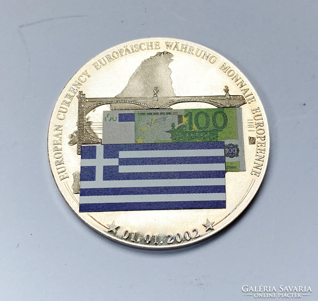 Német Euro emlékérem 2002, Görögország.