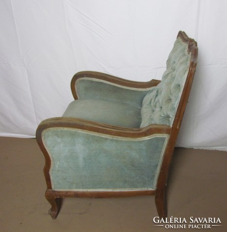 Ancient baroque armchair