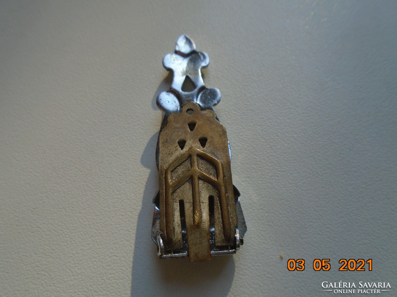 1920 ART DECO DRESS CLIP Gatsby,Charleston stílus Made in Czechoslovakia ruha ékszer