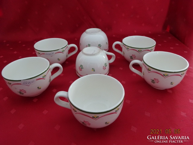 German porcelain, antique, six-person teacup with sugar holder. He has!
