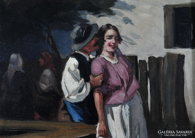 Gyula Németh Gyuertyáni (1892-1946): courtship at the well