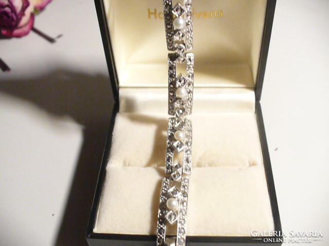 Wonderful silver beaded bracelet